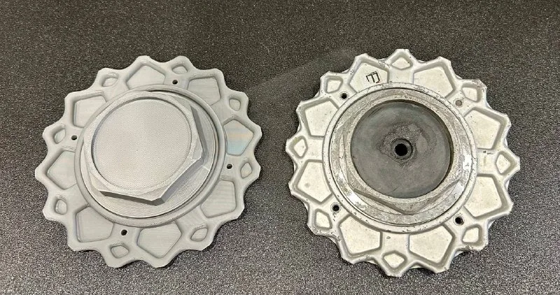 Центральный колпак диска Rays Engineering: замена кованого на ABS — фото 2