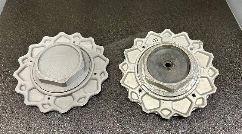 Центральный колпак диска Rays Engineering: замена кованого на ABS — фото 6