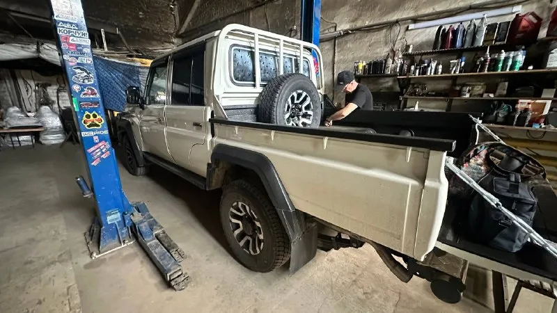 Панель Molle для Toyota Land Cruiser 70 2025: скан и модель под лазерную резку — фото 8